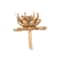Hello Honey® Gold Metal Flower Shaped Taper Candle Holder Set